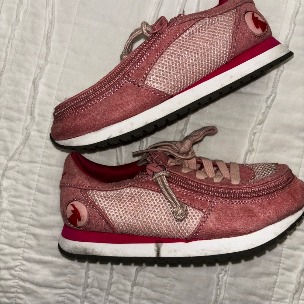 Billy Jogger Pink Suede Girls 12
